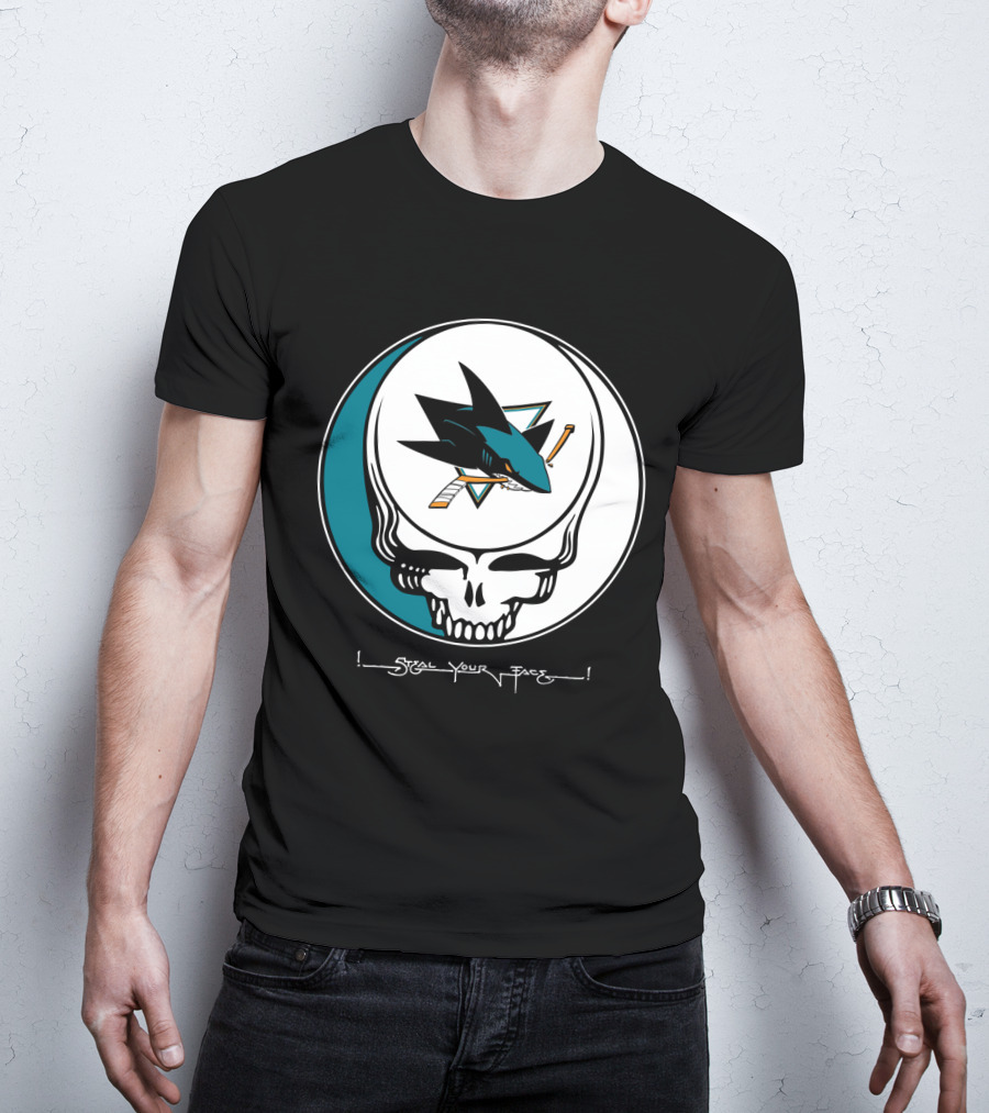 Grateful Dead Steal Your Face San Jose Sharks T-Shirt