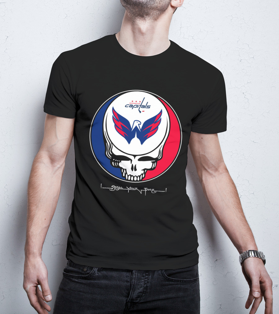 Grateful Dead Washington Capitals Steal Your Face T-Shirt