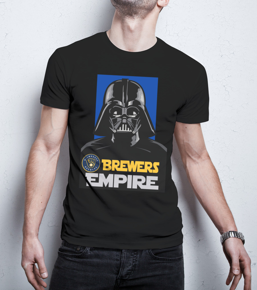 Milwaukee Brewers Darth Vader Empire T-Shirt