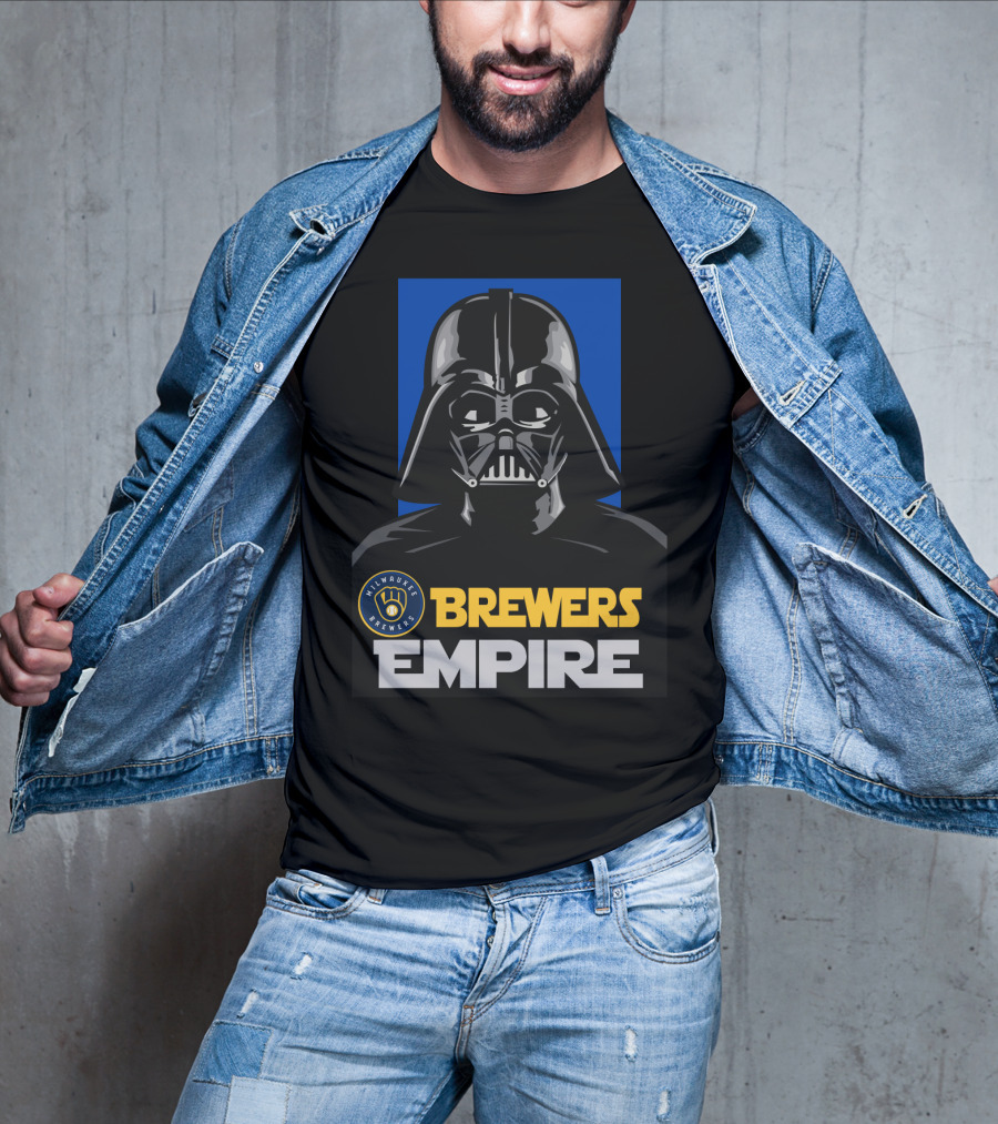 Milwaukee Brewers Darth Vader Empire T-Shirt