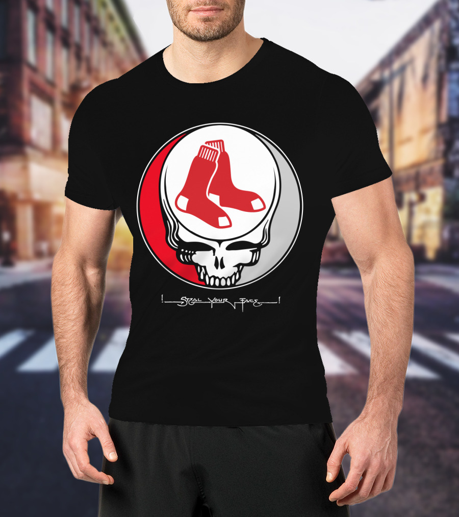 Grateful Dead Steal Your Face Boston Red Sox T-Shirt
