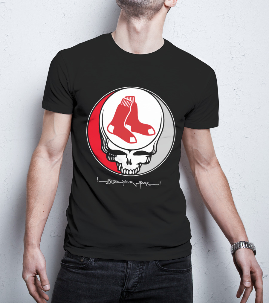 Grateful Dead Steal Your Face Boston Red Sox T-Shirt