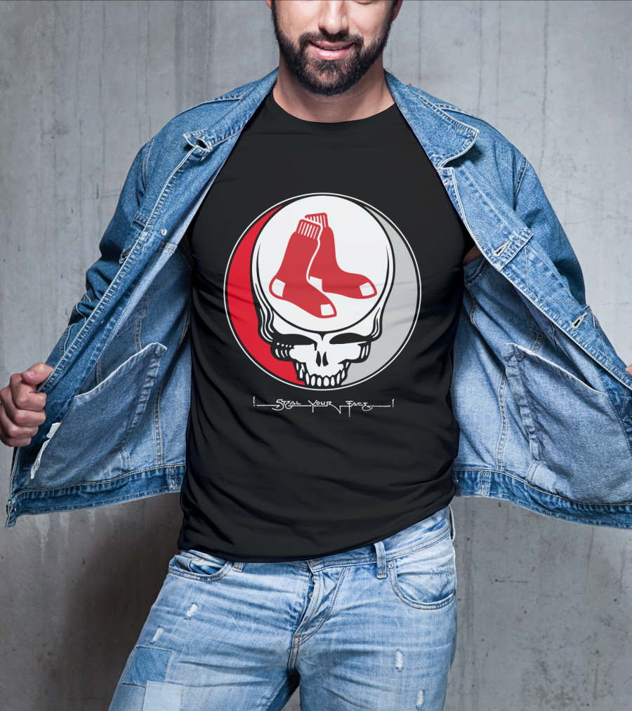 Grateful Dead Steal Your Face Boston Red Sox T-Shirt