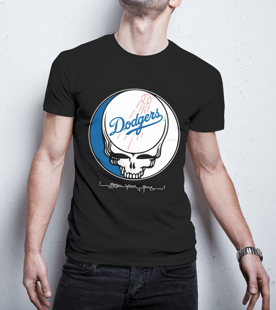 Grateful Dead Steal Your Face Dodgers T-Shirt