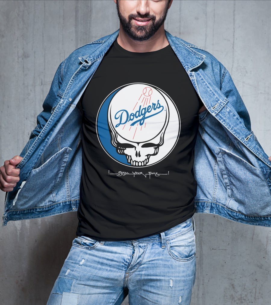 Grateful Dead Steal Your Face Dodgers T-Shirt