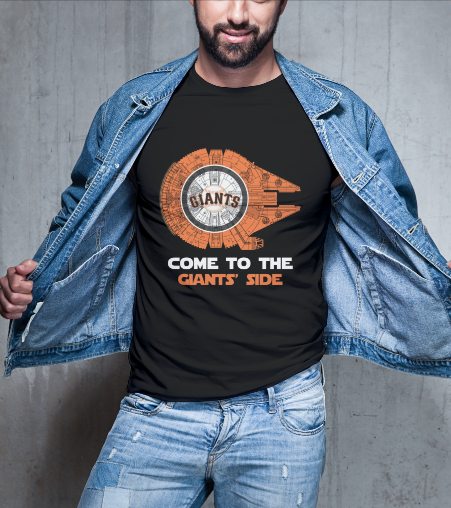San Francisco Giants Millennium Falcon Come To The Giants' Side T-Shirt