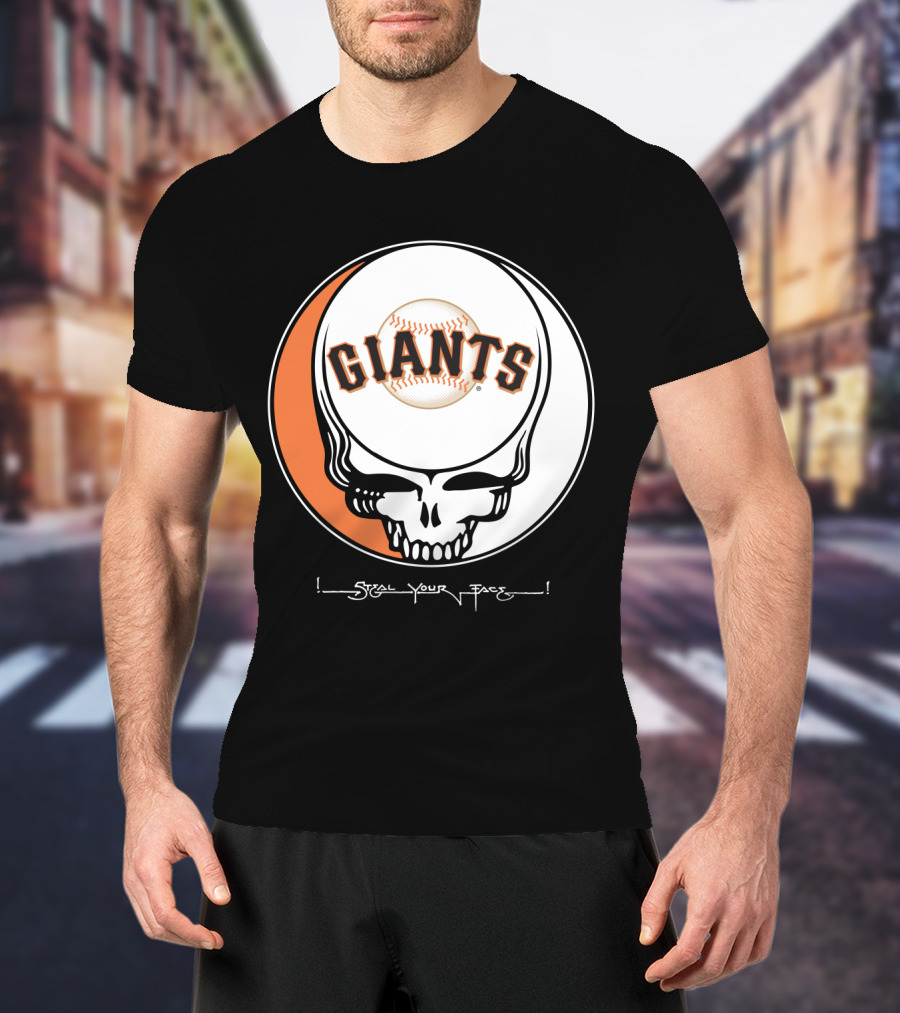 GRATEFUL DEAD San Francisco Giants Steal Your Face T-Shirt