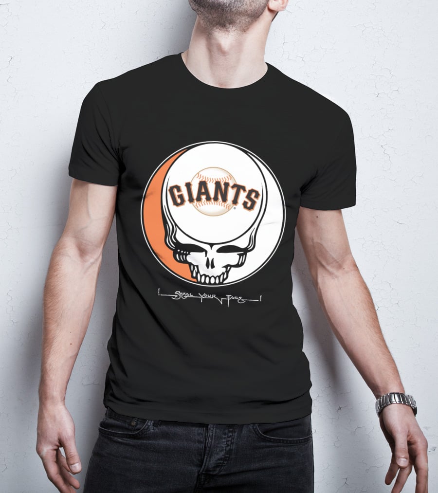 GRATEFUL DEAD San Francisco Giants Steal Your Face T-Shirt