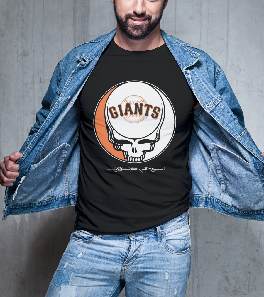 GRATEFUL DEAD San Francisco Giants Steal Your Face T-Shirt