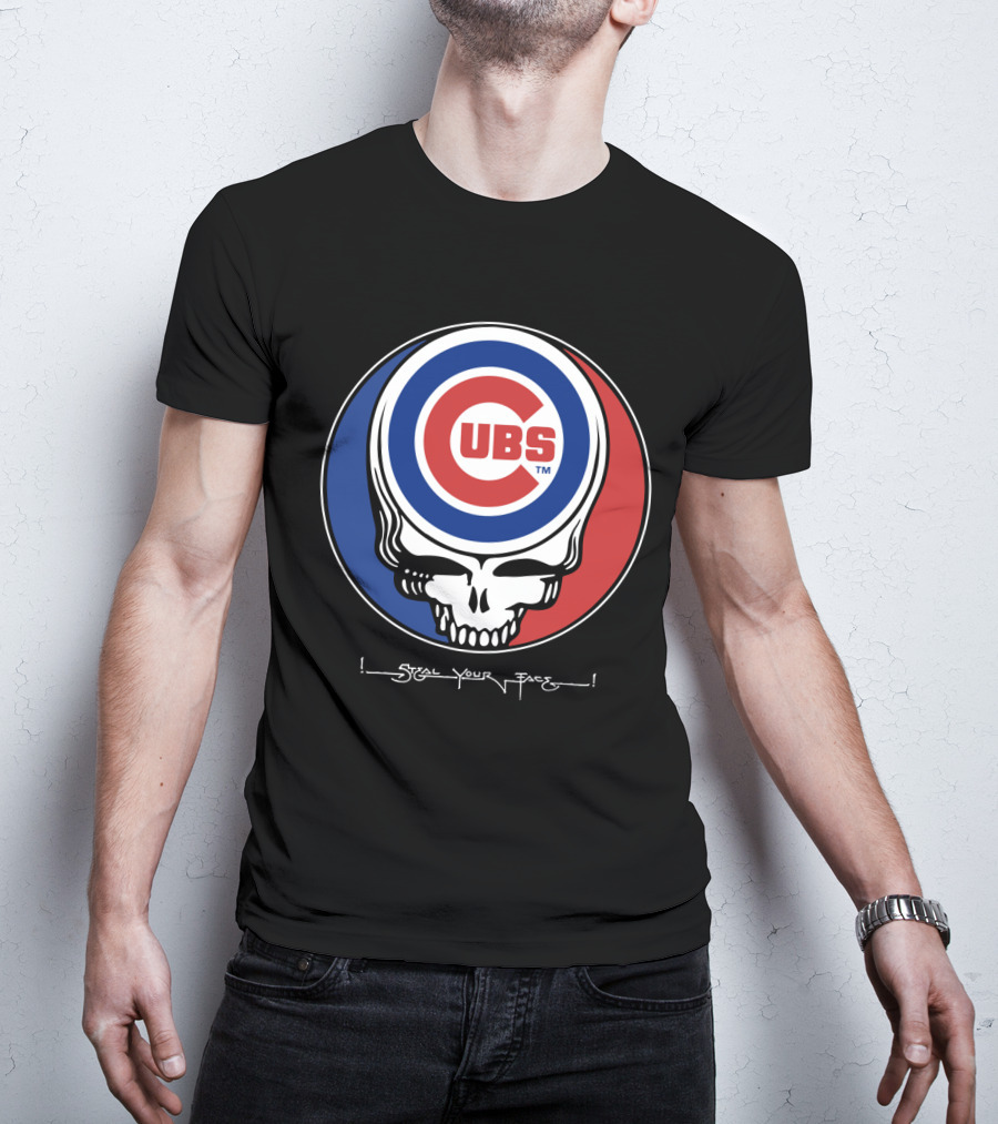 GRATEFUL DEAD Chicago Cubs Steal Your Face T-Shirt