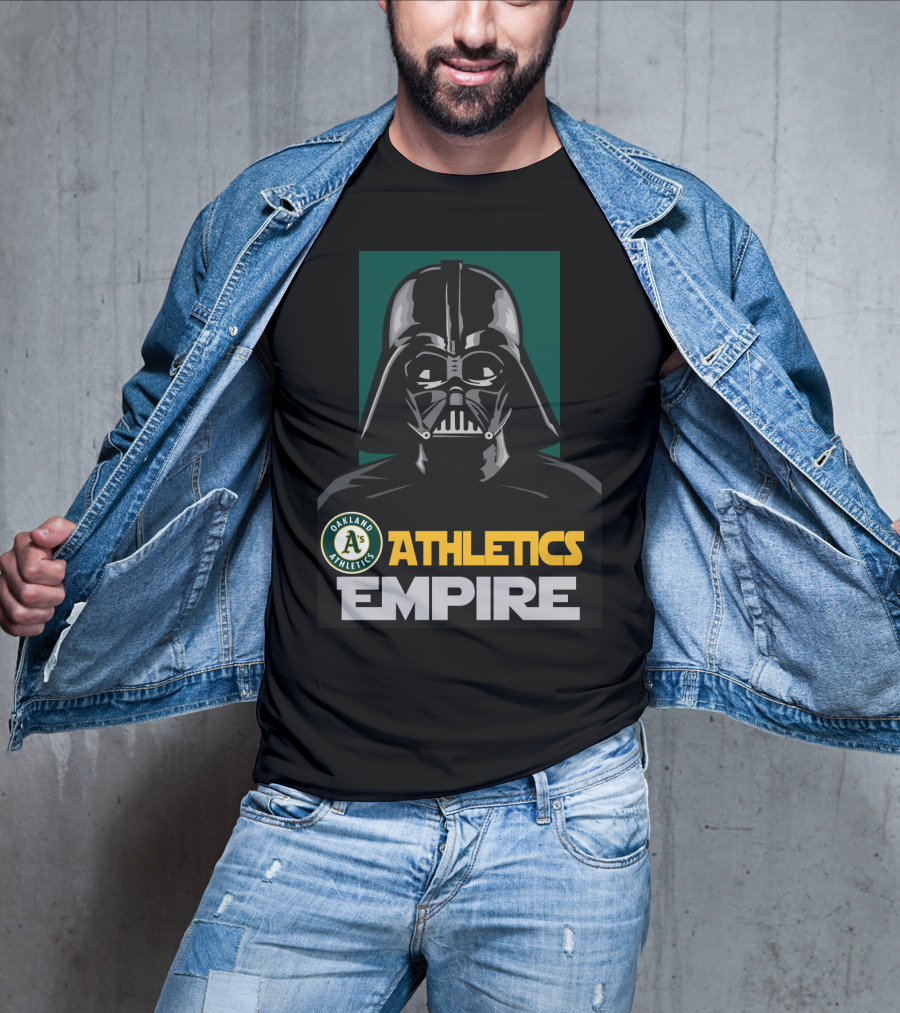 Oakland Athletics Empire Darth Vader A's T-Shirt