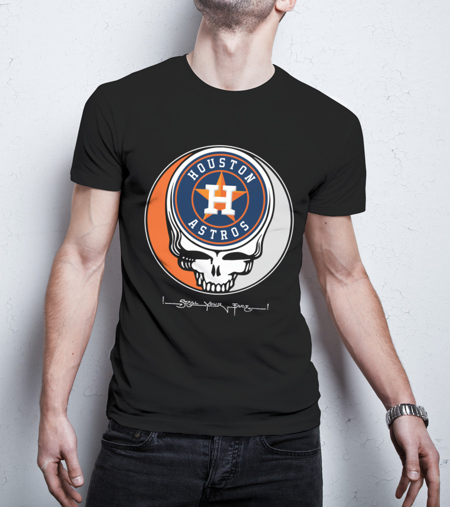 Houston Astros Grateful Dead Steal Your Face T-Shirt