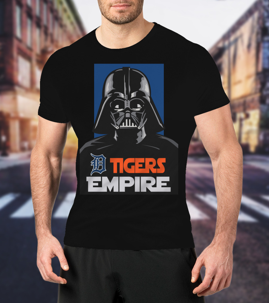 Detroit Tigers Empire Darth Vader T-Shirt
