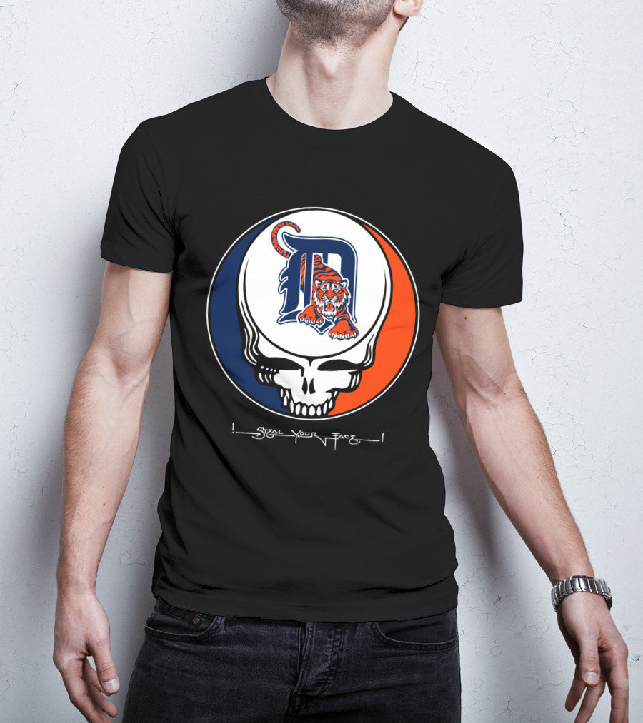 Grateful Dead Steal Your Face Detroit Tigers T-Shirt