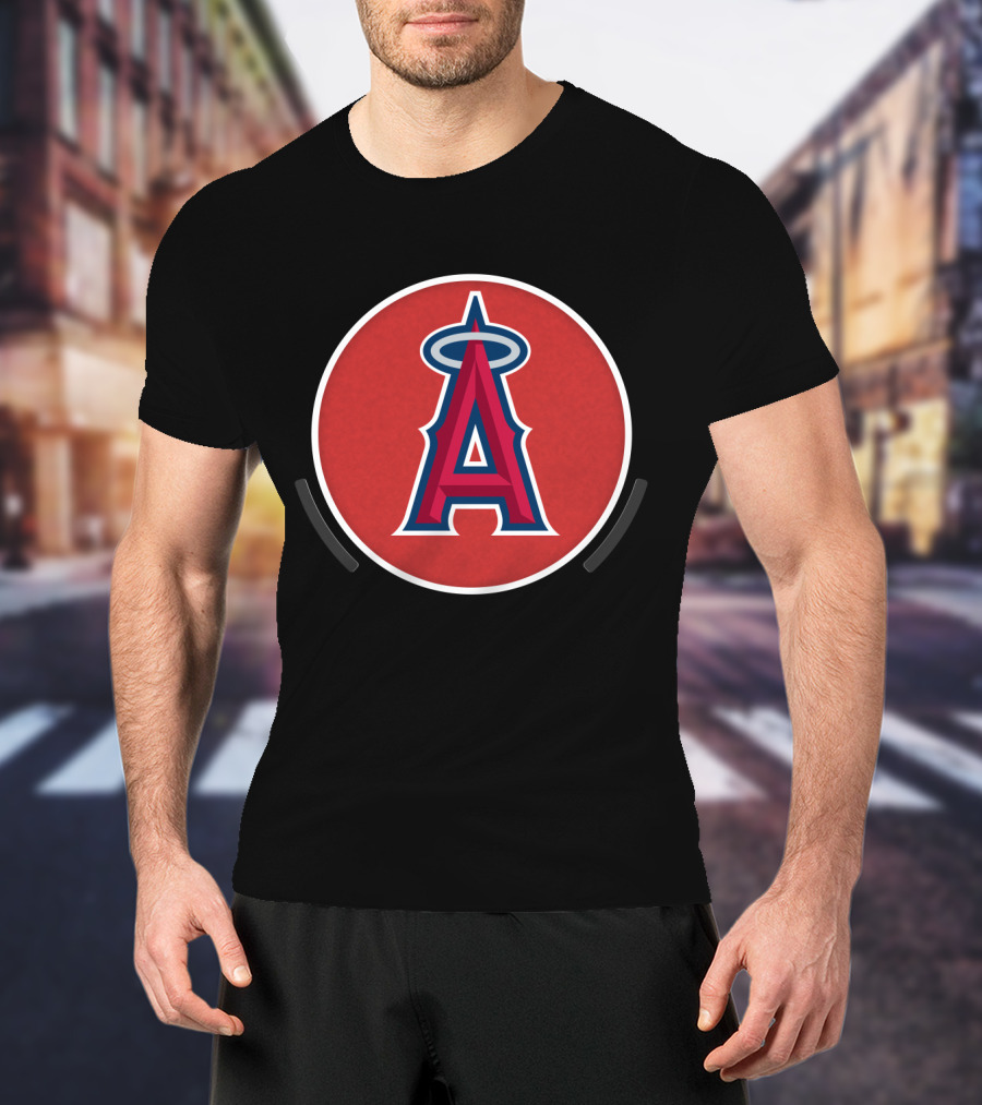 Los Angeles Angels Of Anaheim Red Halo T-Shirt