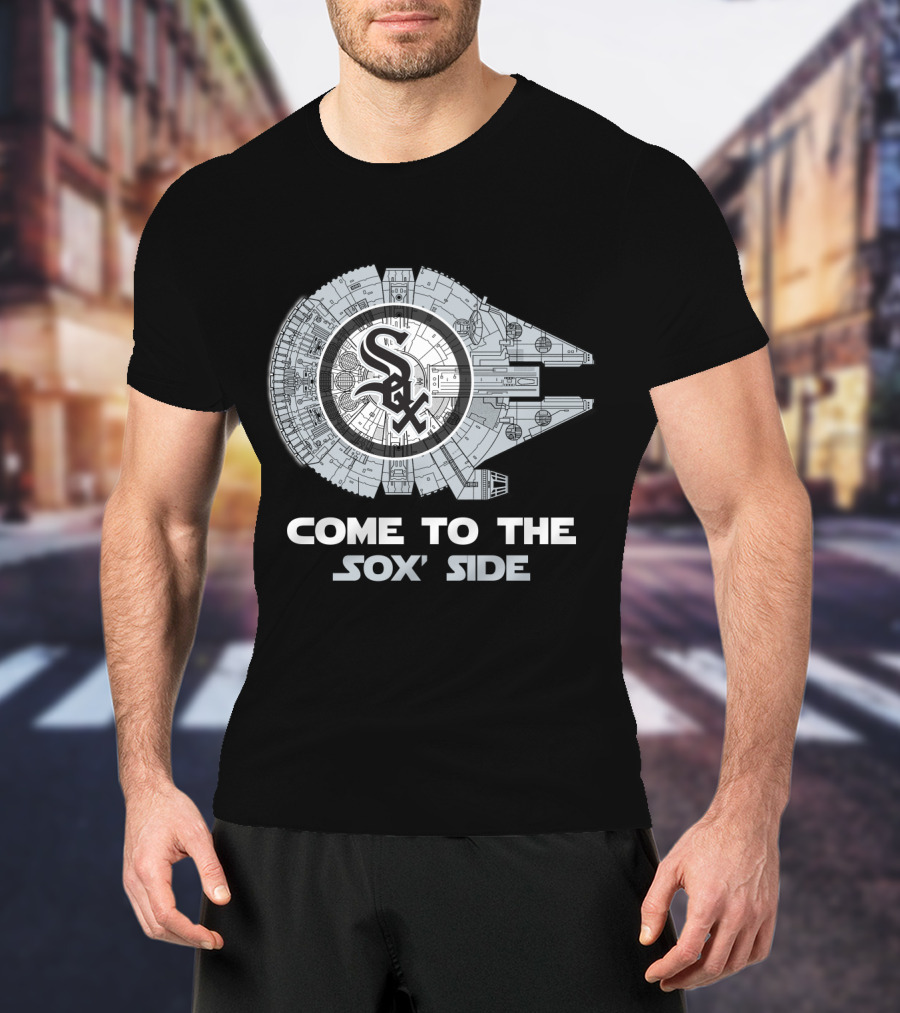 Chicago White Sox Come To The Sox' Side Millennium Falcon T-Shirt