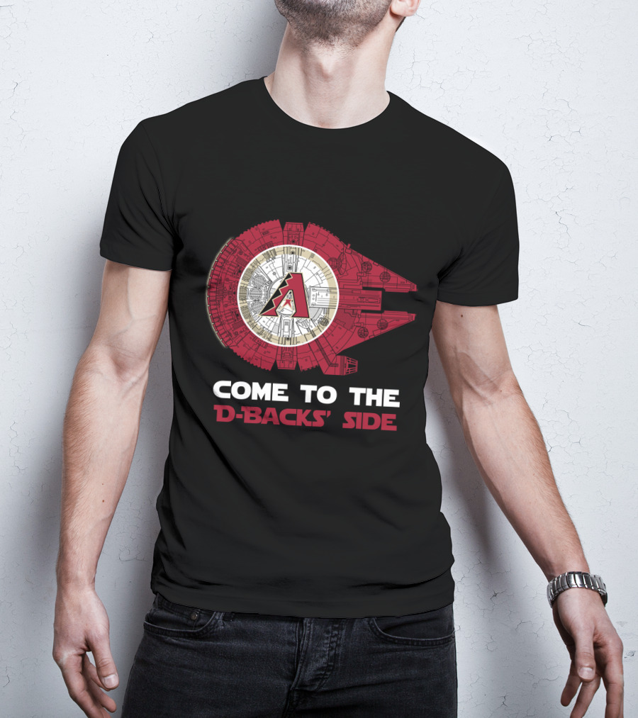 Come To The D-Backs' Side Arizona Diamondbacks Millennium Falcon T-Shirt