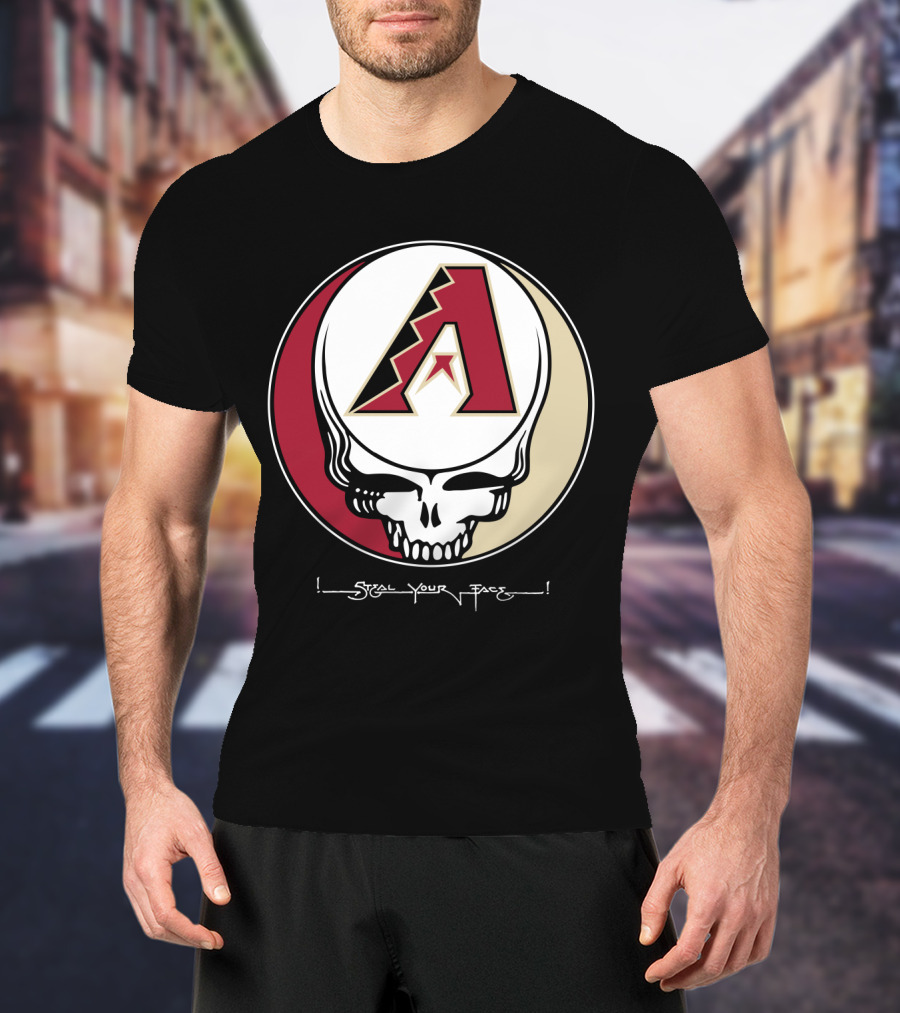 GRATEFUL DEAD Steal Your Face Arizona Diamondbacks T-Shirt