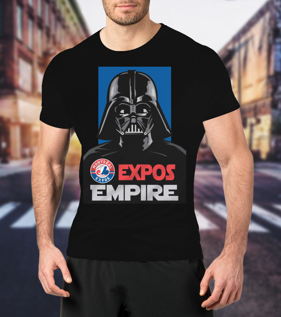Montreal Expos Empire Darth Vader T-Shirt