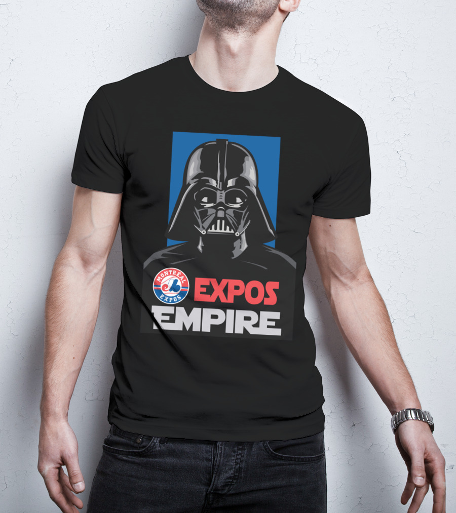 Montreal Expos Empire Darth Vader T-Shirt