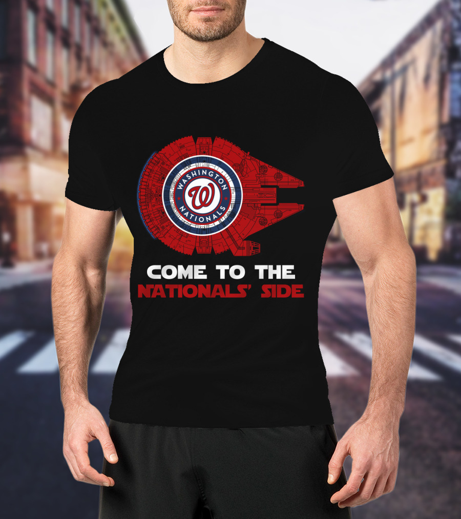 Washington Nationals Come To The Nationals' Side Millennium Falcon T-Shirt