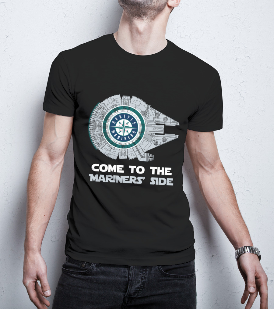 Seattle Mariners Come To The Mariners' Side Millennium Falcon T-Shirt