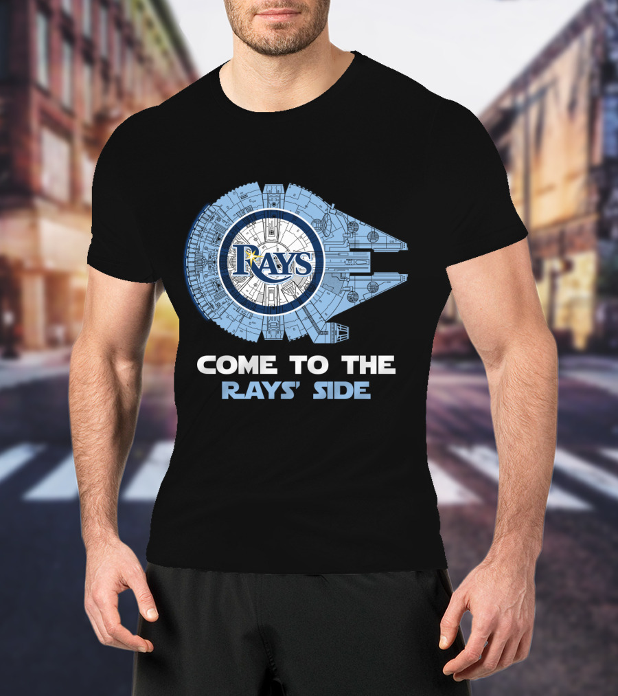 Rays Come To The Rays' Side Millennium Falcon T-Shirt