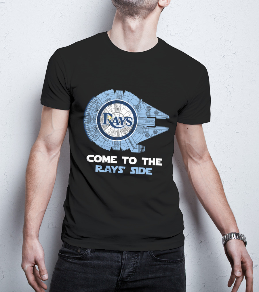 Rays Come To The Rays' Side Millennium Falcon T-Shirt