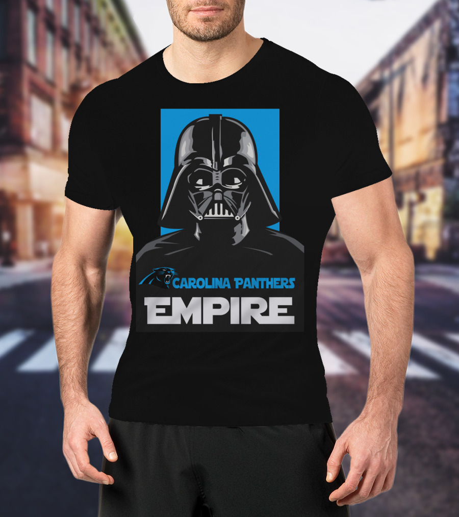 Carolina Panthers Darth Vader Empire T-Shirt