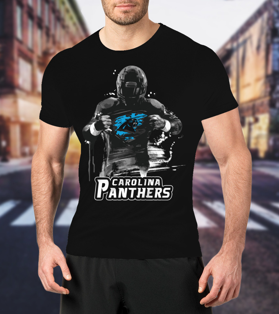 Carolina Panthers Football Superhero T-Shirt