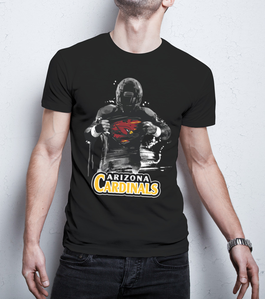 Arizona Cardinals Football Hero Emblem Reveal T-Shirt