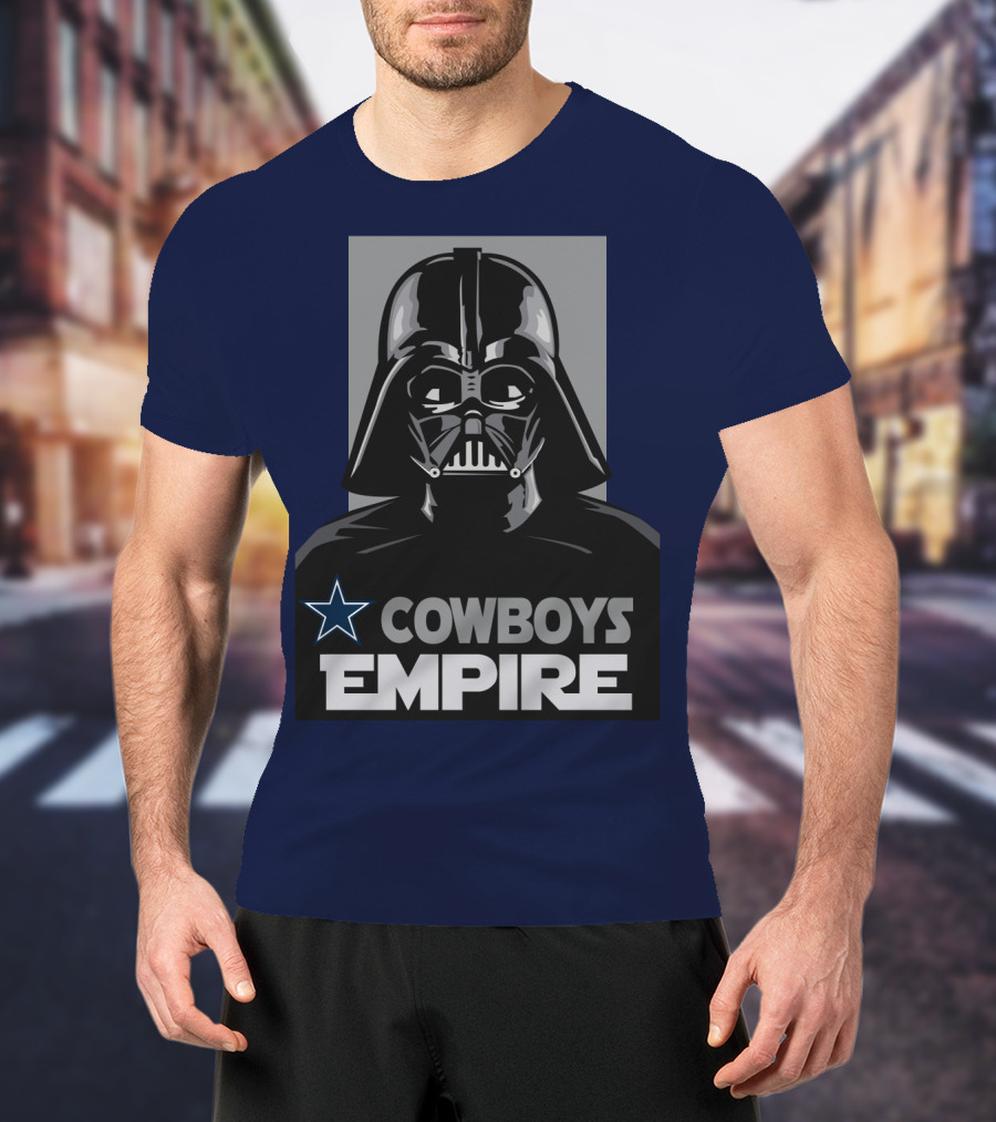 Cowboys Empire Darth Vader Star Wars Dallas Cowboys Star T-Shirt