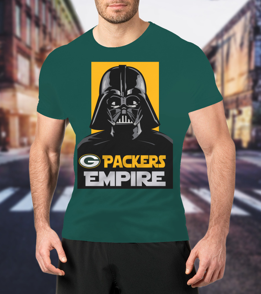 Packers Empire Darth Vader Green Bay T-Shirt