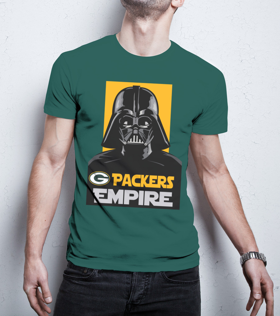 Packers Empire Darth Vader Green Bay T-Shirt