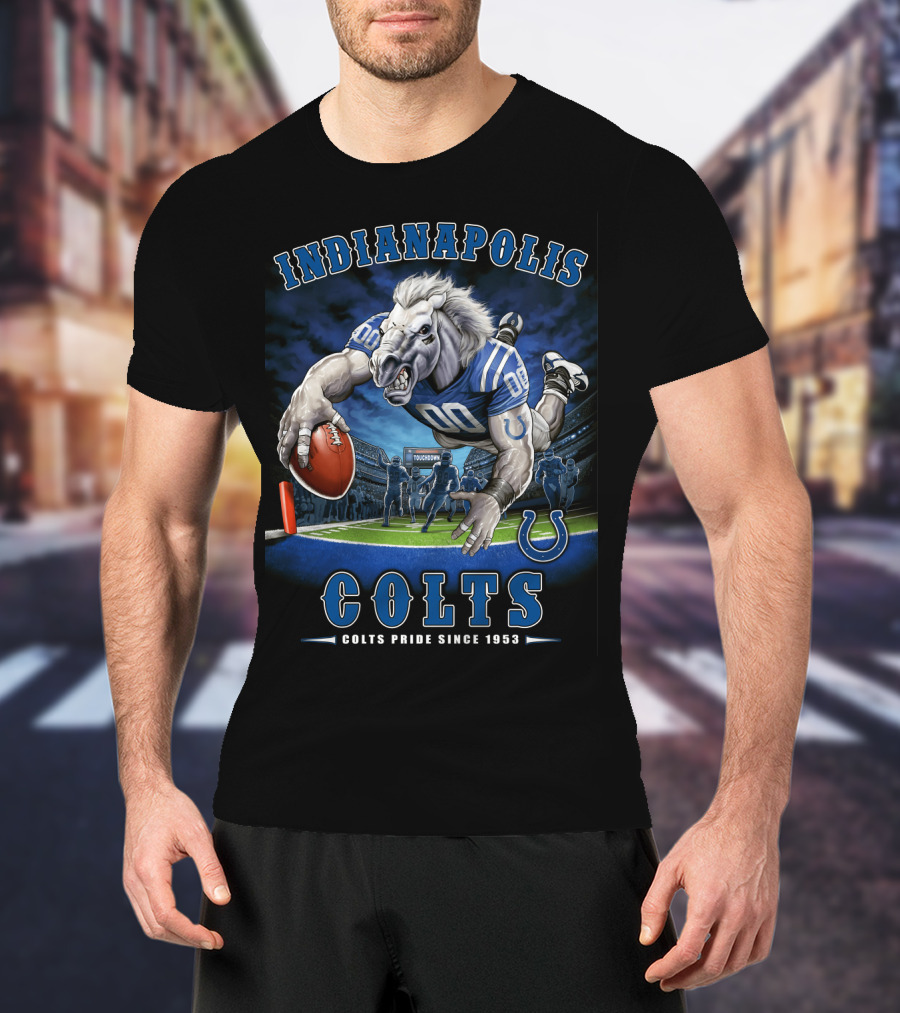 Indianapolis Colts Pride Since 1953 End Zone Touchdown Nfl T-Shirt