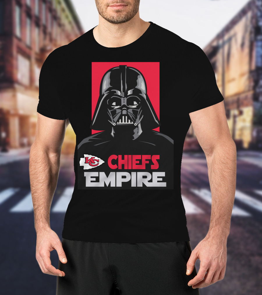 Chiefs Empire Darth Vader Kansas City Chiefs Fan Collaboration T-Shirt