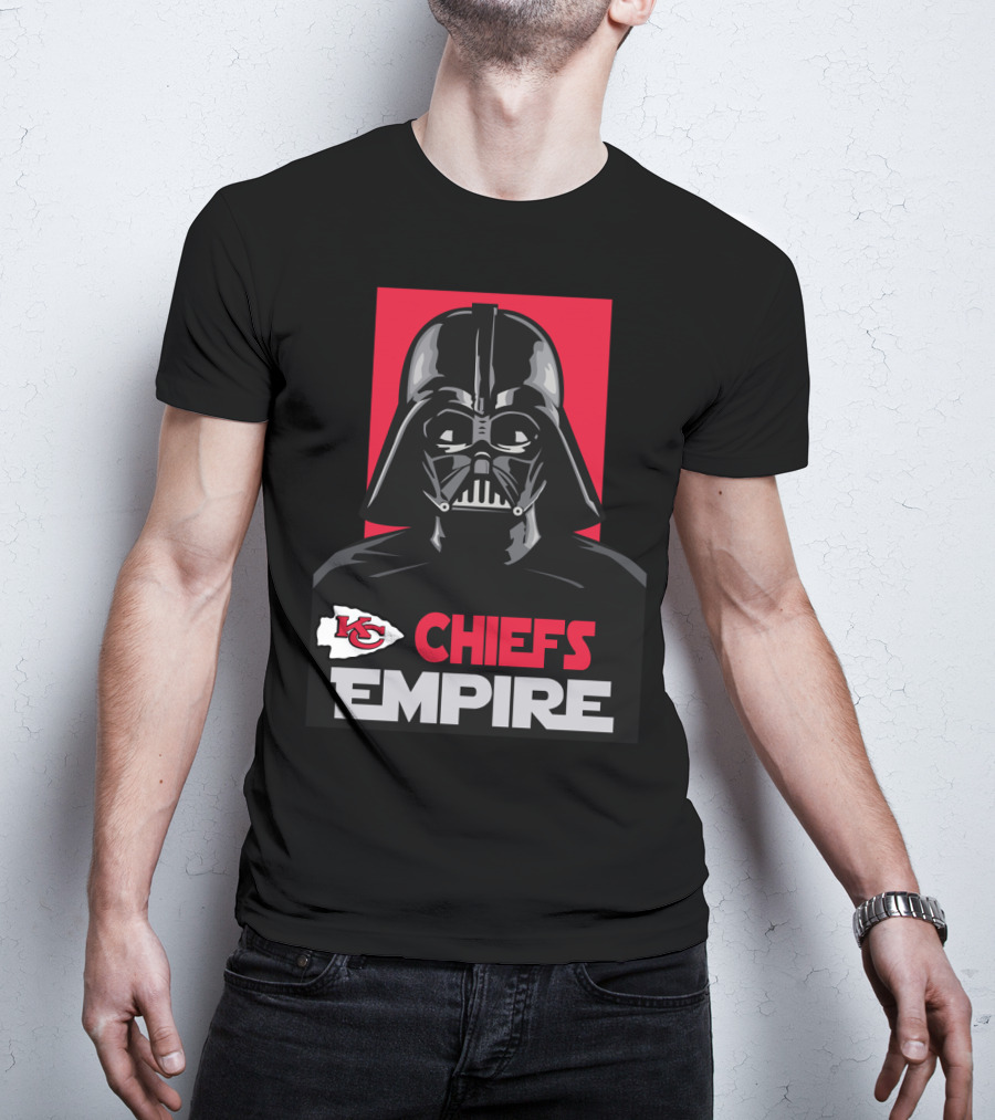 Chiefs Empire Darth Vader Kansas City Chiefs Fan Collaboration T-Shirt