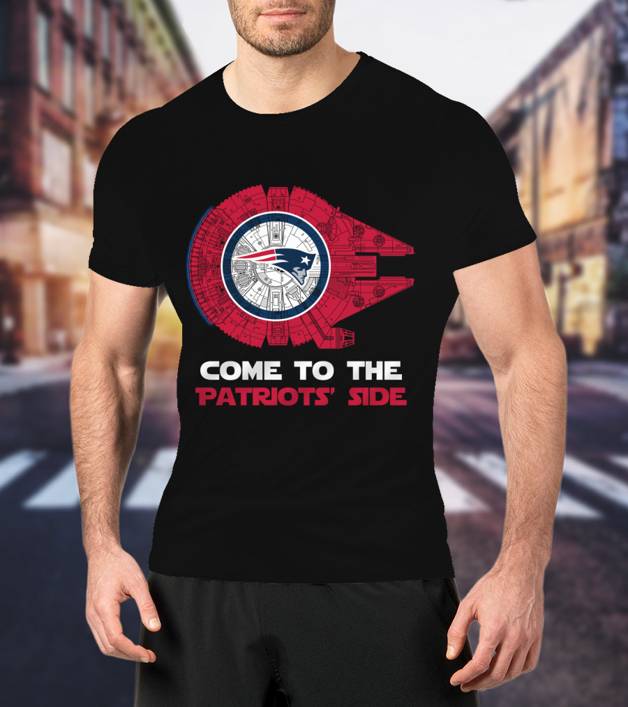 New England Patriots Millennium Falcon Come To The Patriots' Side T-Shirt