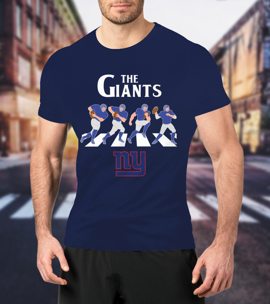 The Giants Ny Football Players Abbey Road T-Shirt