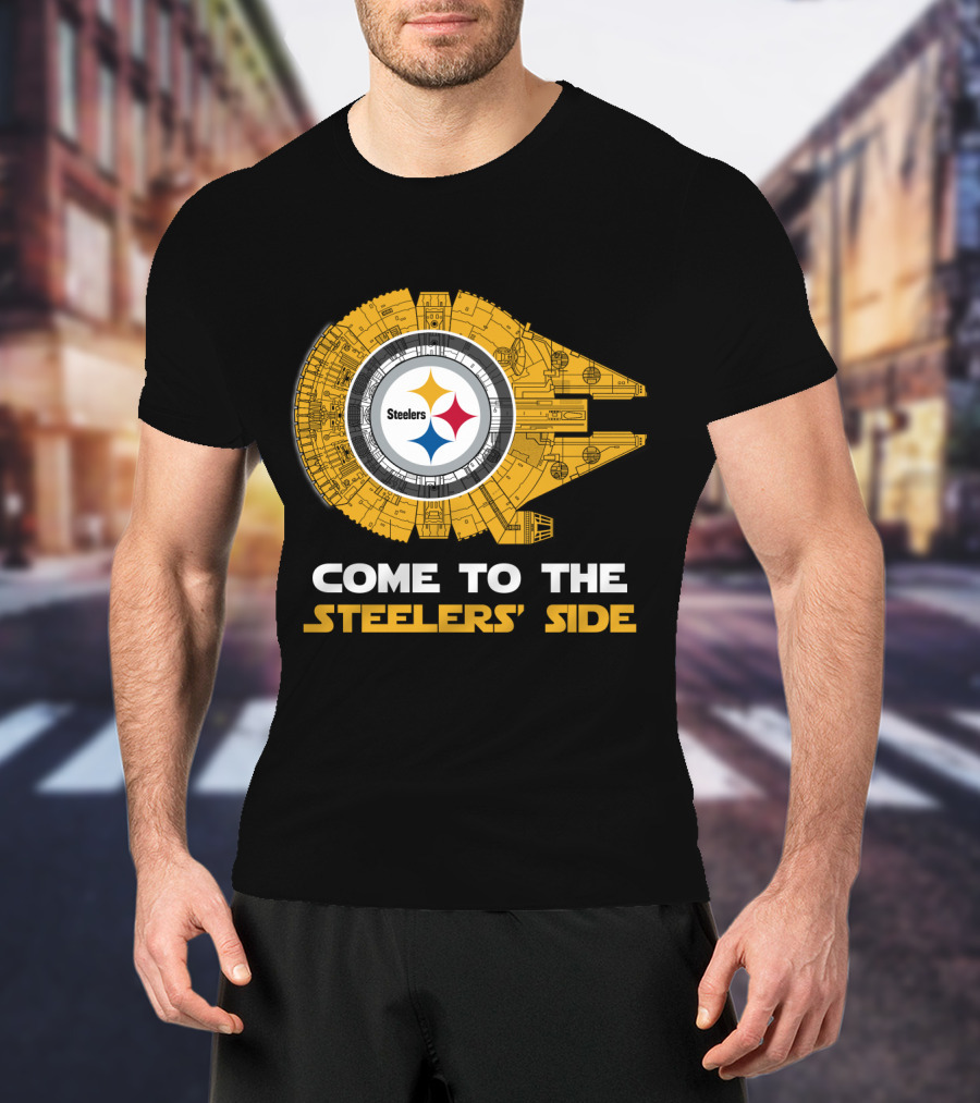 Steelers Come To The Side Millennium Falcon T-Shirt