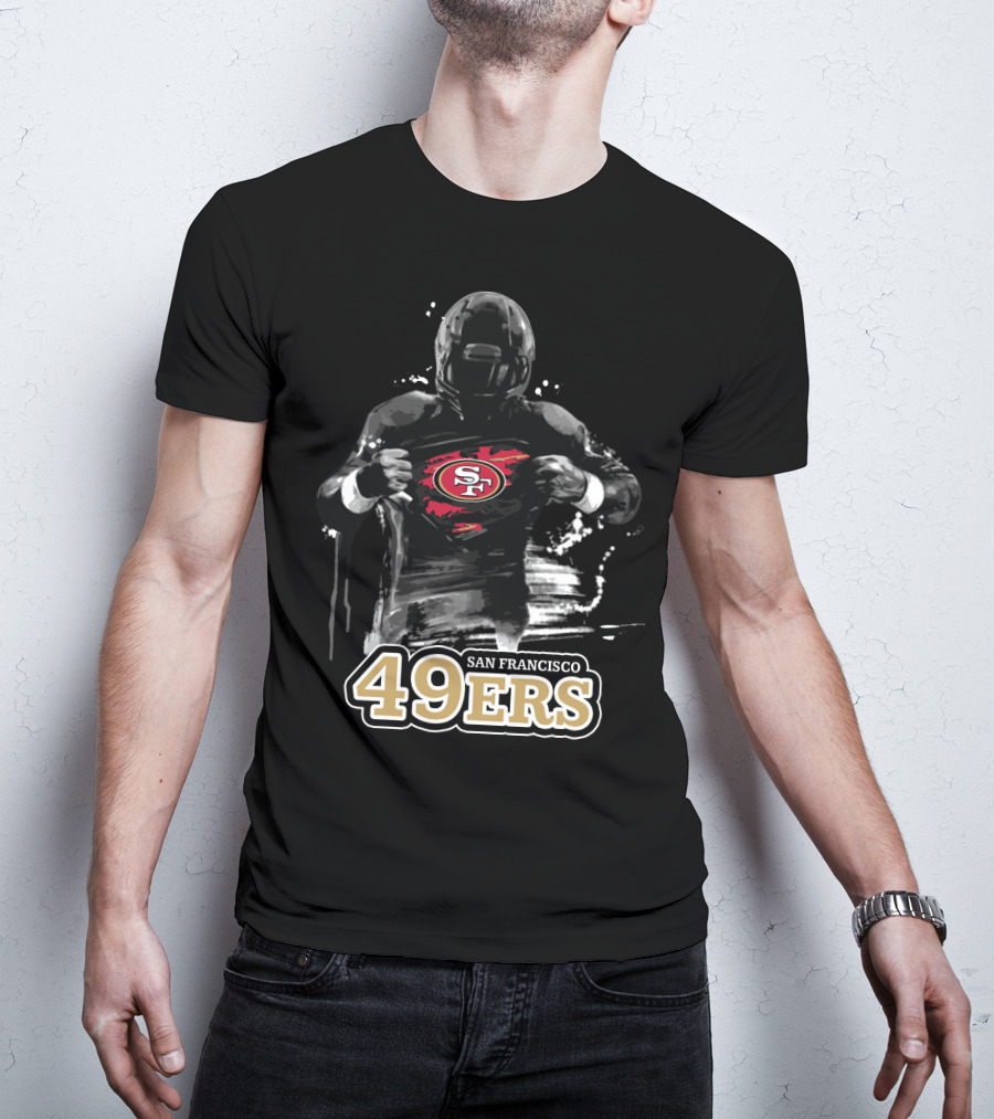 San Francisco 49ers Football Hero Logo Burst T-Shirt