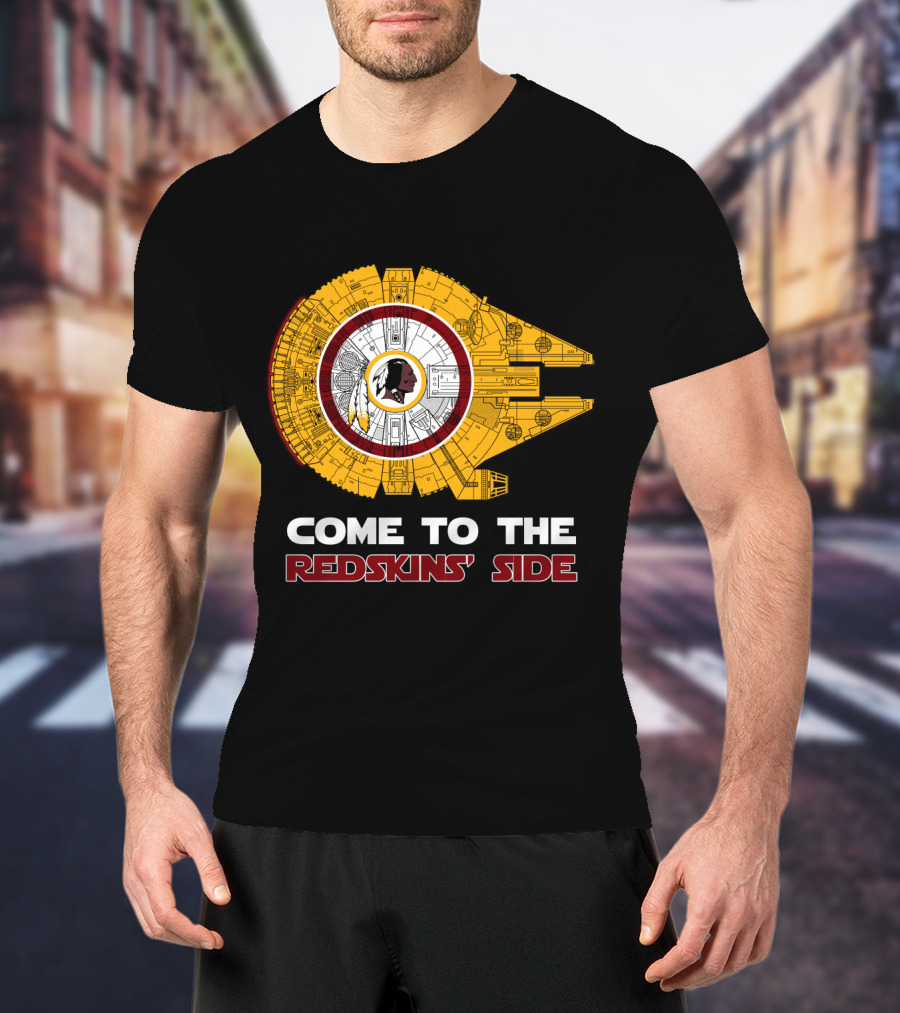 Come To The Redskins' Side Millennium Falcon Mix T-Shirt