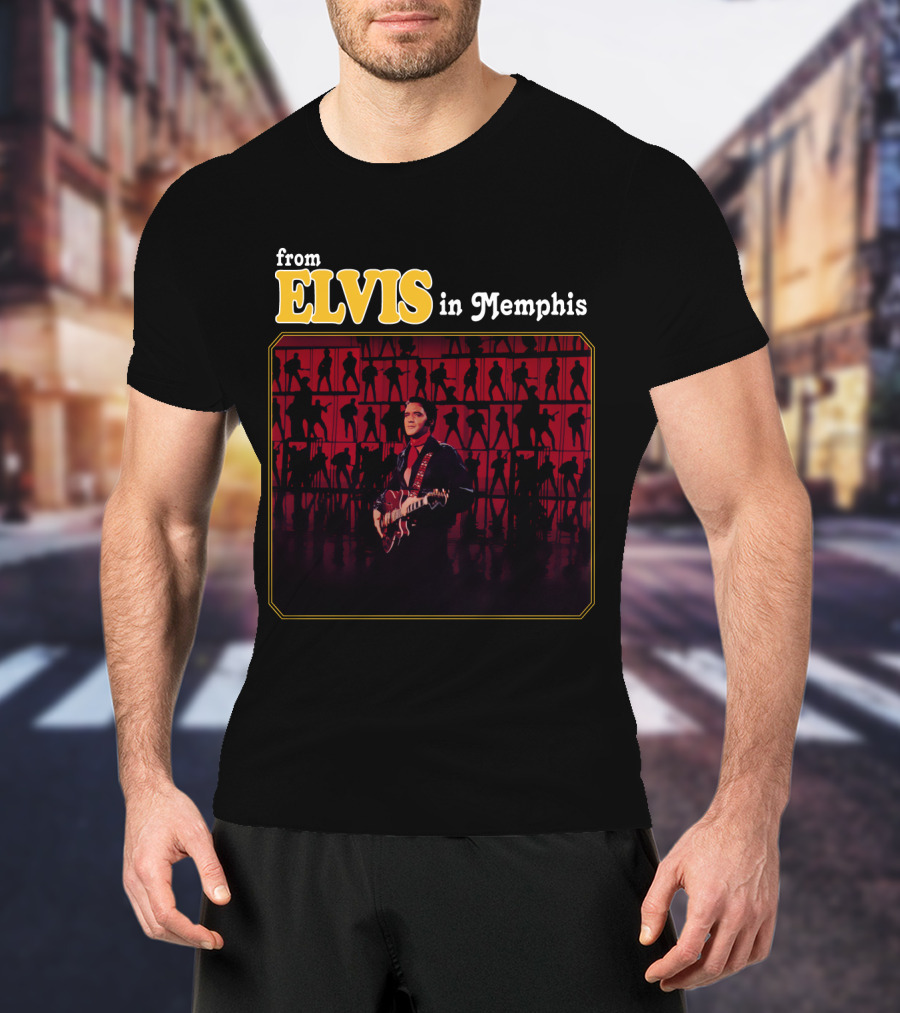 From Elvis In Memphis Silhouette Performance Image EVPL 04 T-Shirt