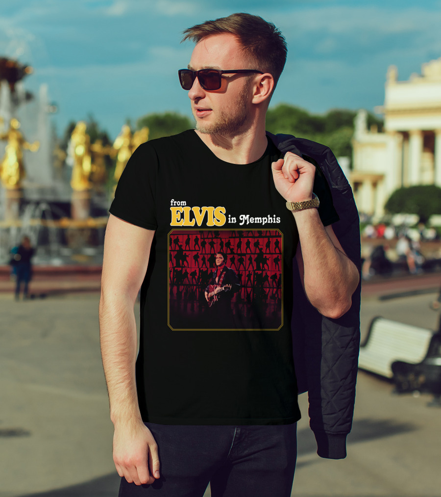 From Elvis In Memphis Silhouette Performance Image EVPL 04 T-Shirt