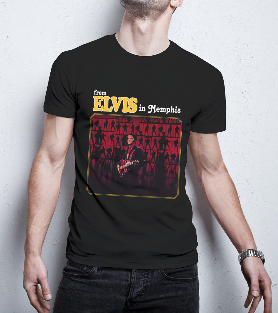 From Elvis In Memphis Silhouette Performance Image EVPL 04 T-Shirt