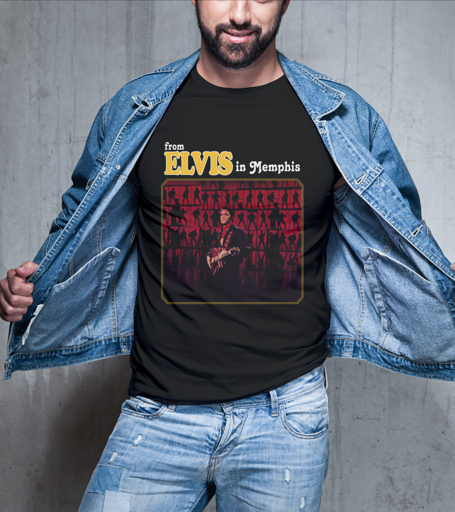 From Elvis In Memphis Silhouette Performance Image EVPL 04 T-Shirt