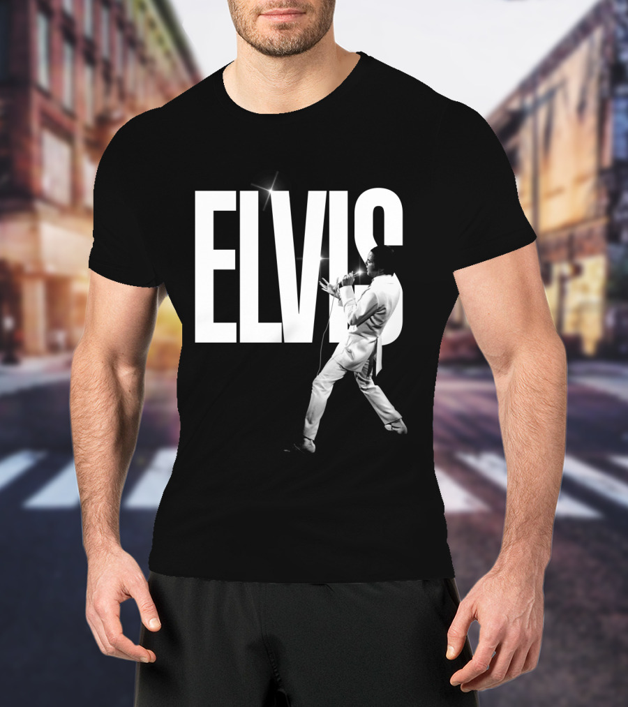 Elvis Sparkling Stage Performance T-Shirt