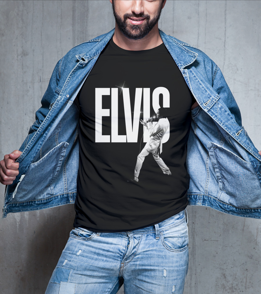 Elvis Sparkling Stage Performance T-Shirt
