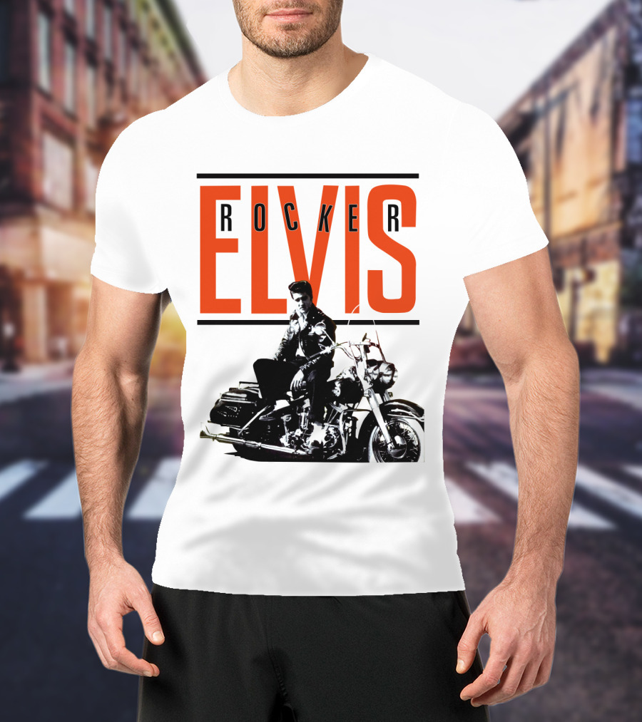 ELVIS Rocker Motorcycle T-Shirt