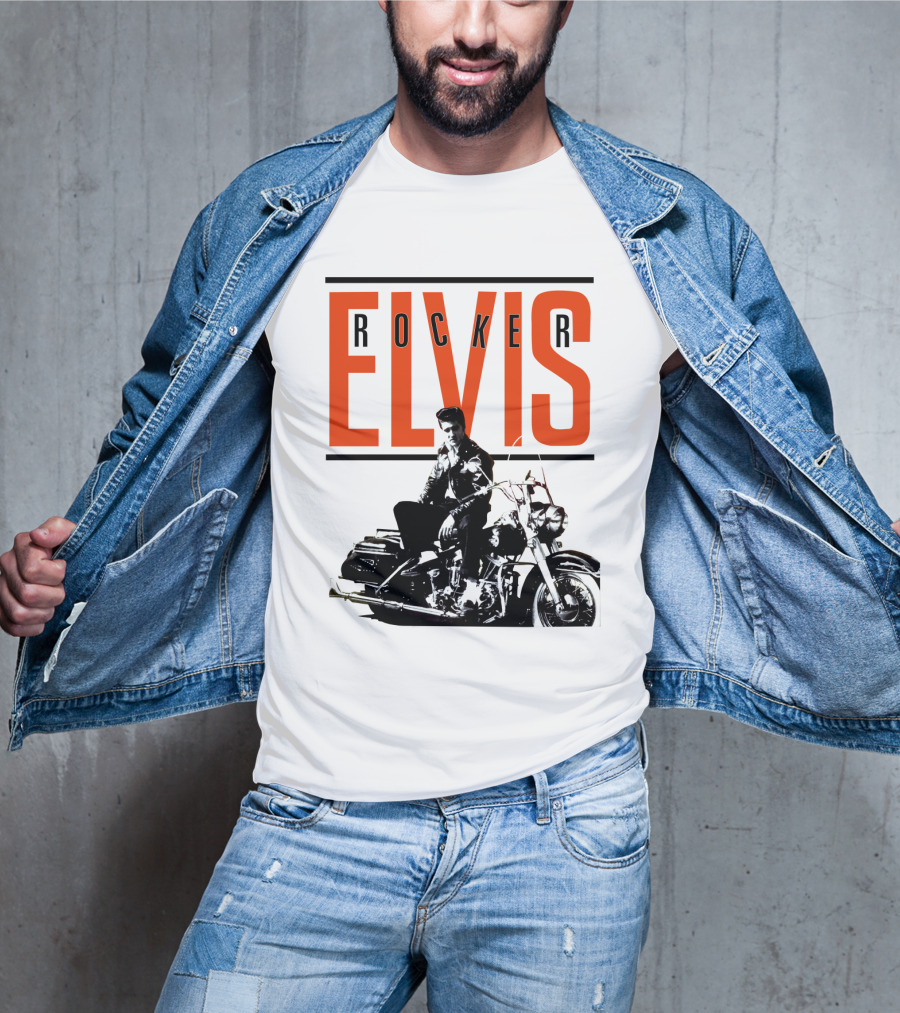 ELVIS Rocker Motorcycle T-Shirt